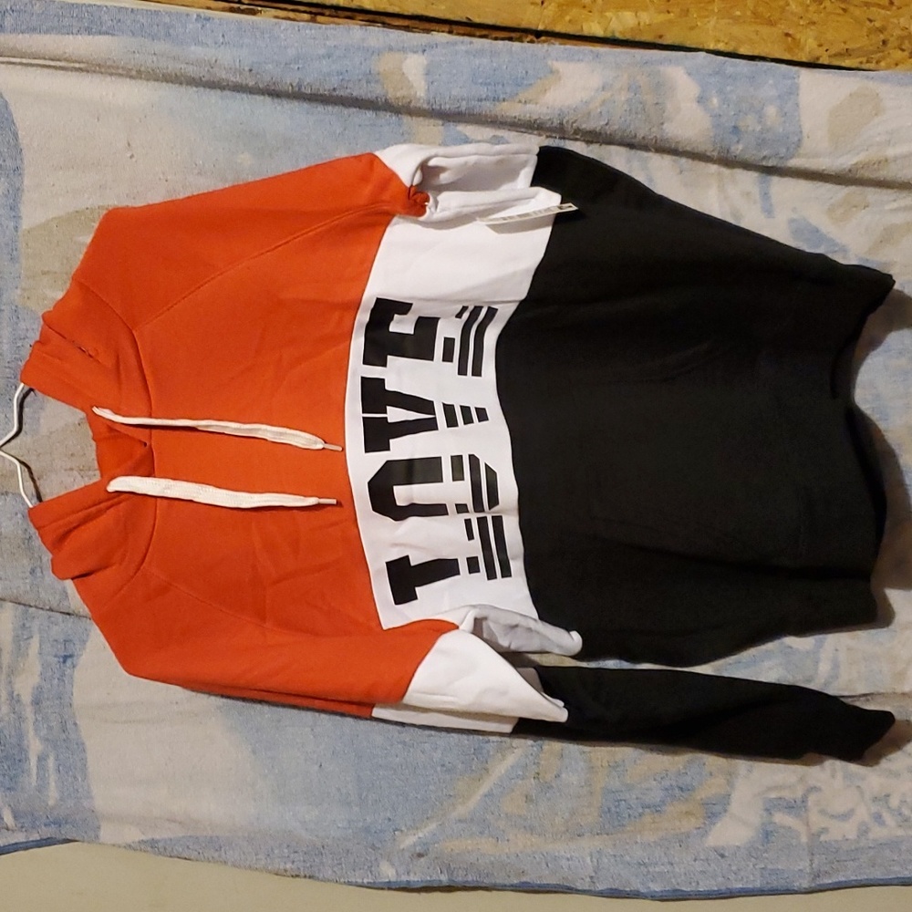 New with tags Bobbie Brooks color block hoodie xl